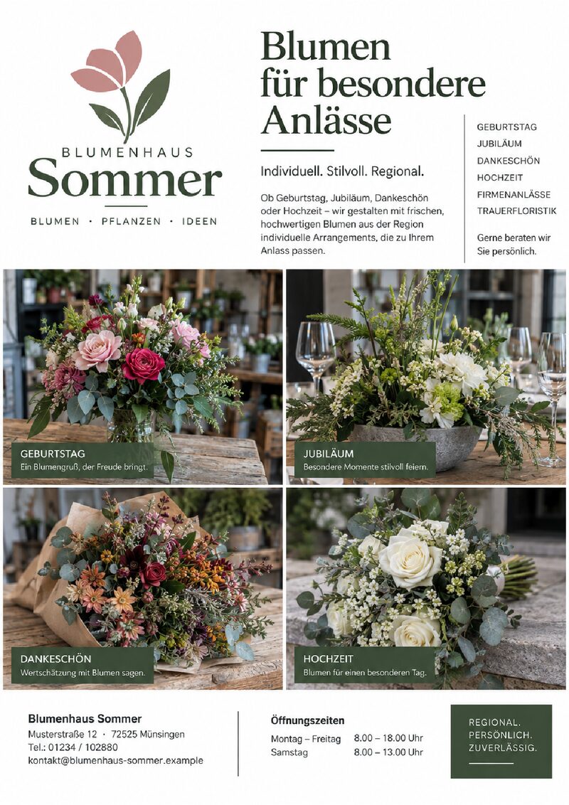 Vorschau: Besondere Anlässe